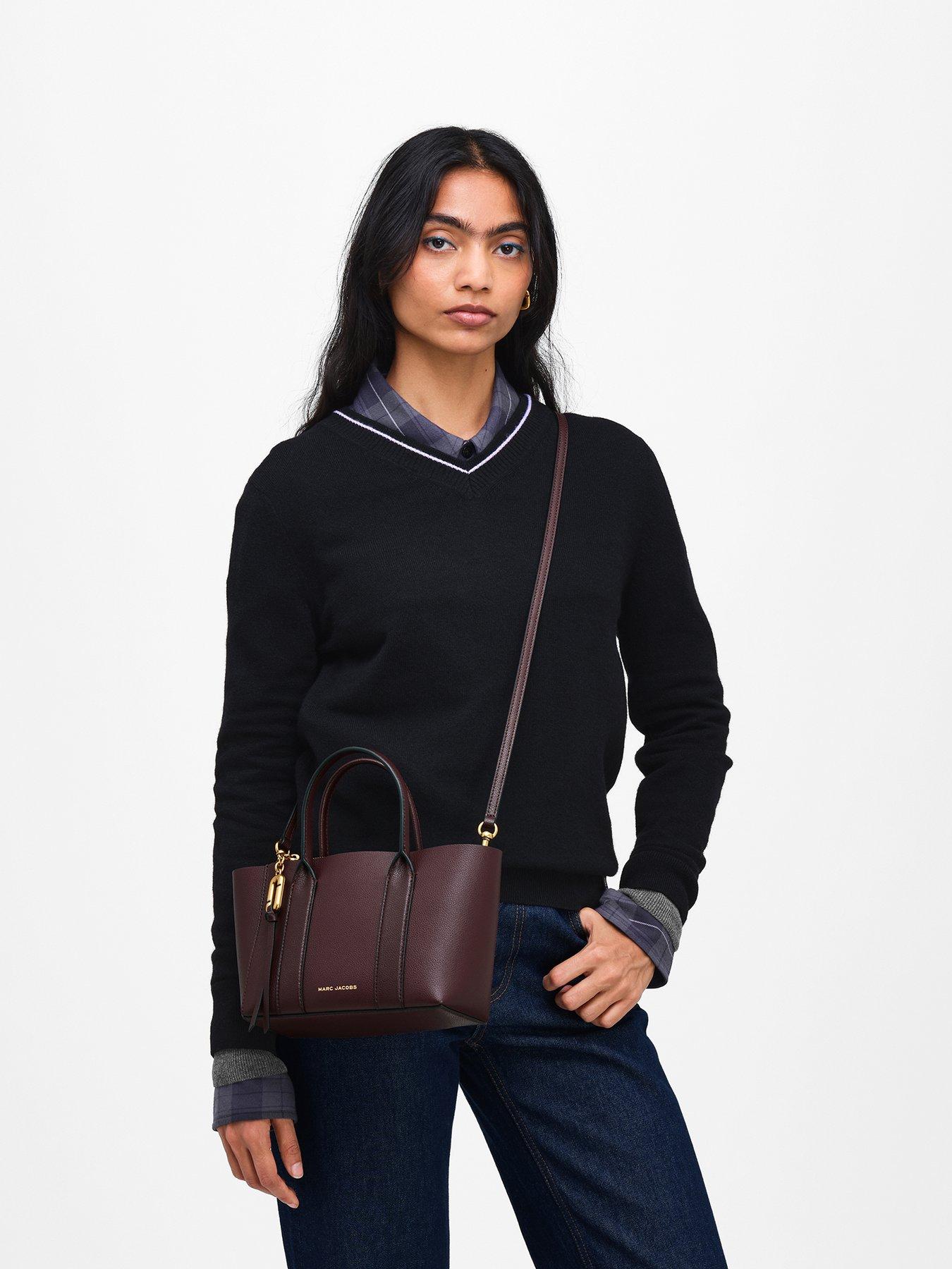 Image 2 of 4 of MARC JACOBS Shopper Leather Shoulder Bag - Red