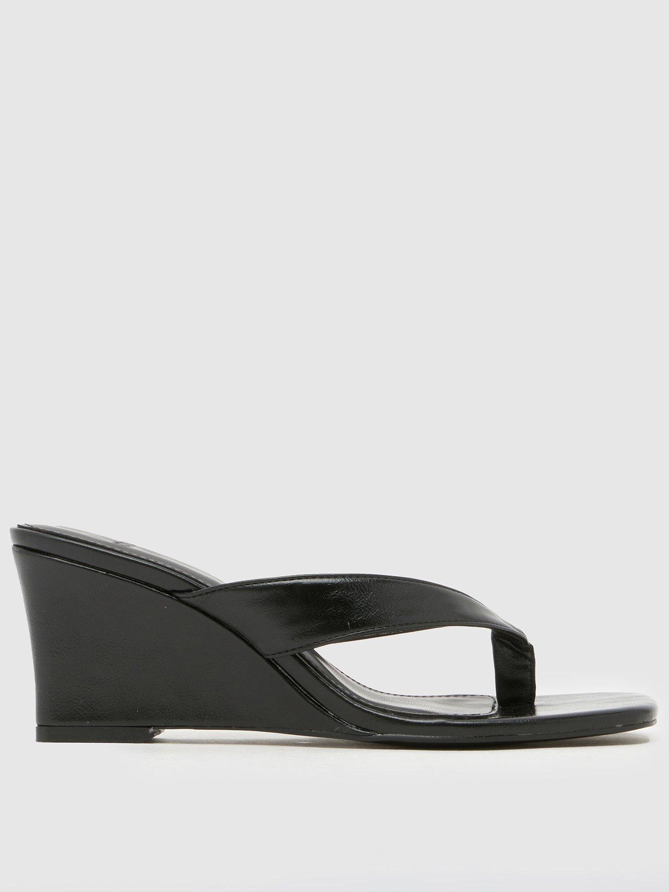 Image 1 of 4 of Schuh Solomon Wedge - Black