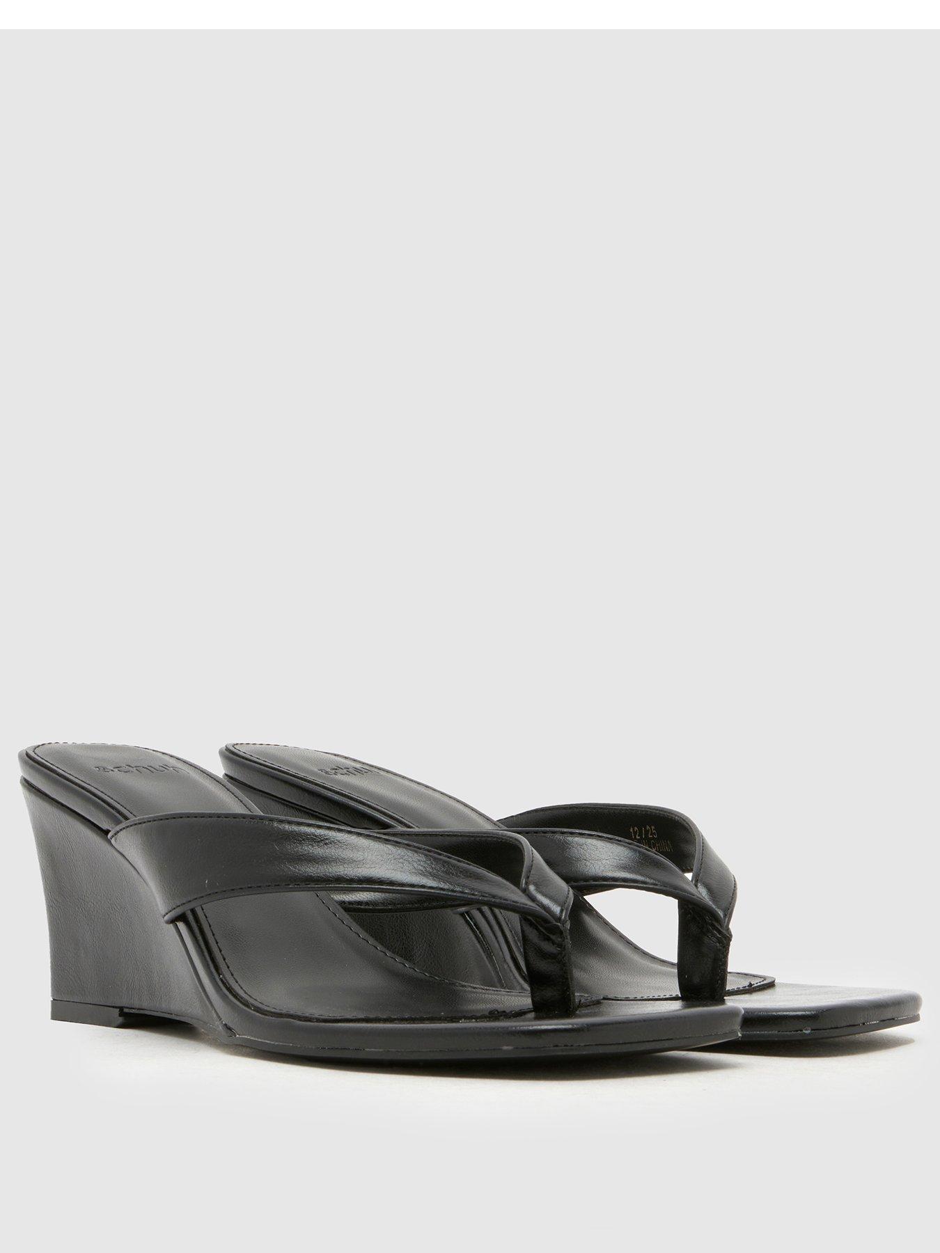 Image 2 of 4 of Schuh Solomon Wedge - Black
