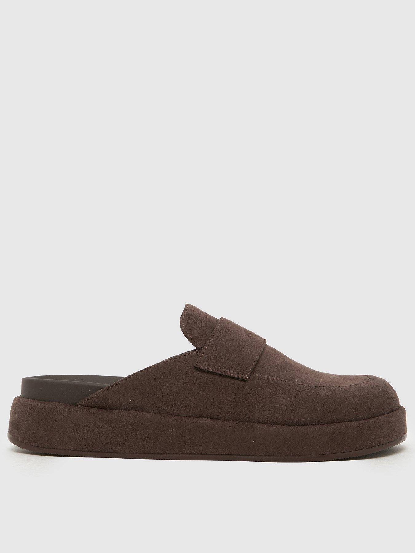 Image 1 of 4 of Schuh Tiramisu Closed Toe Mule Loafers - Brown