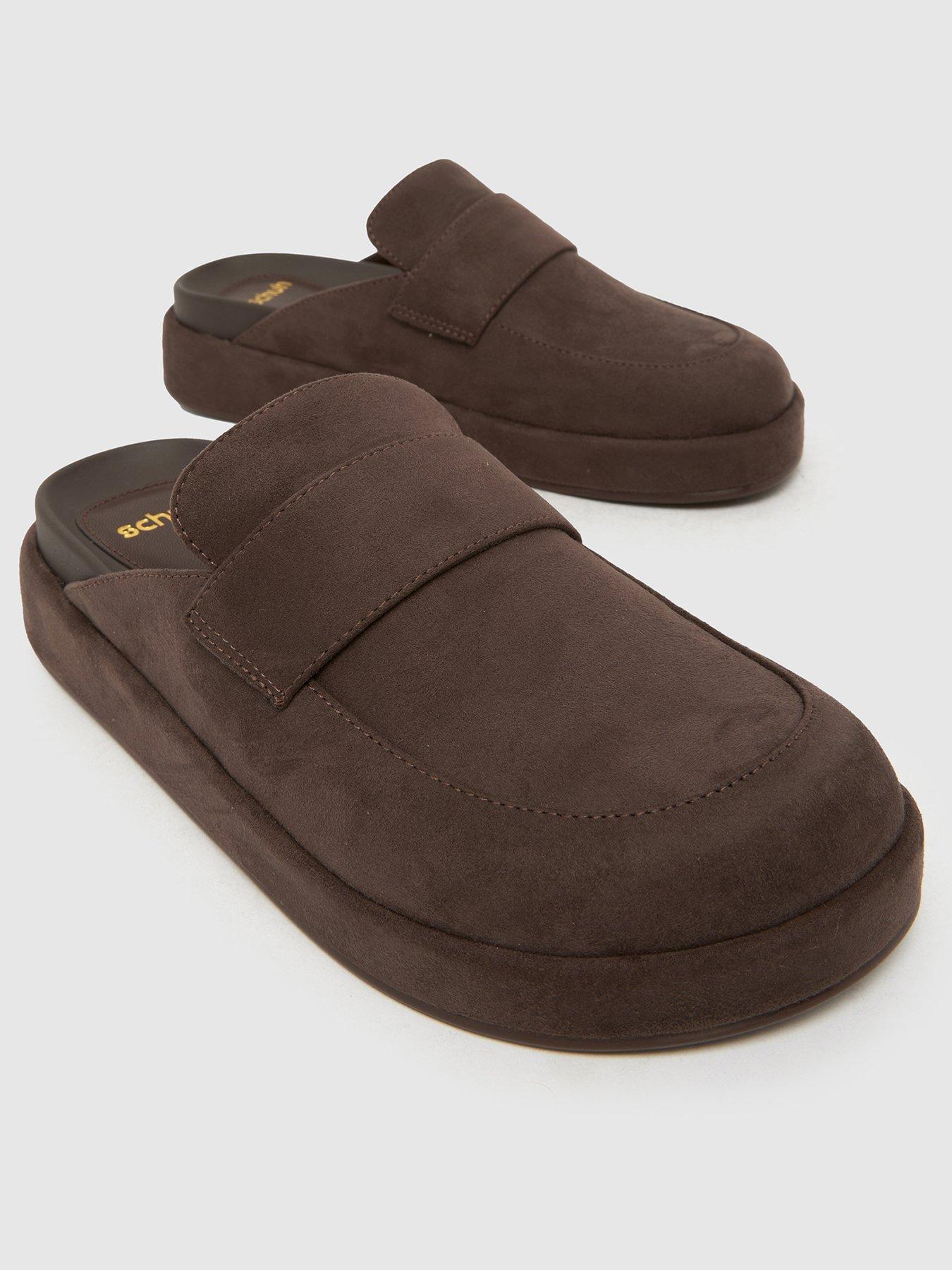 Image 2 of 4 of Schuh Tiramisu Closed Toe Mule Loafers - Brown