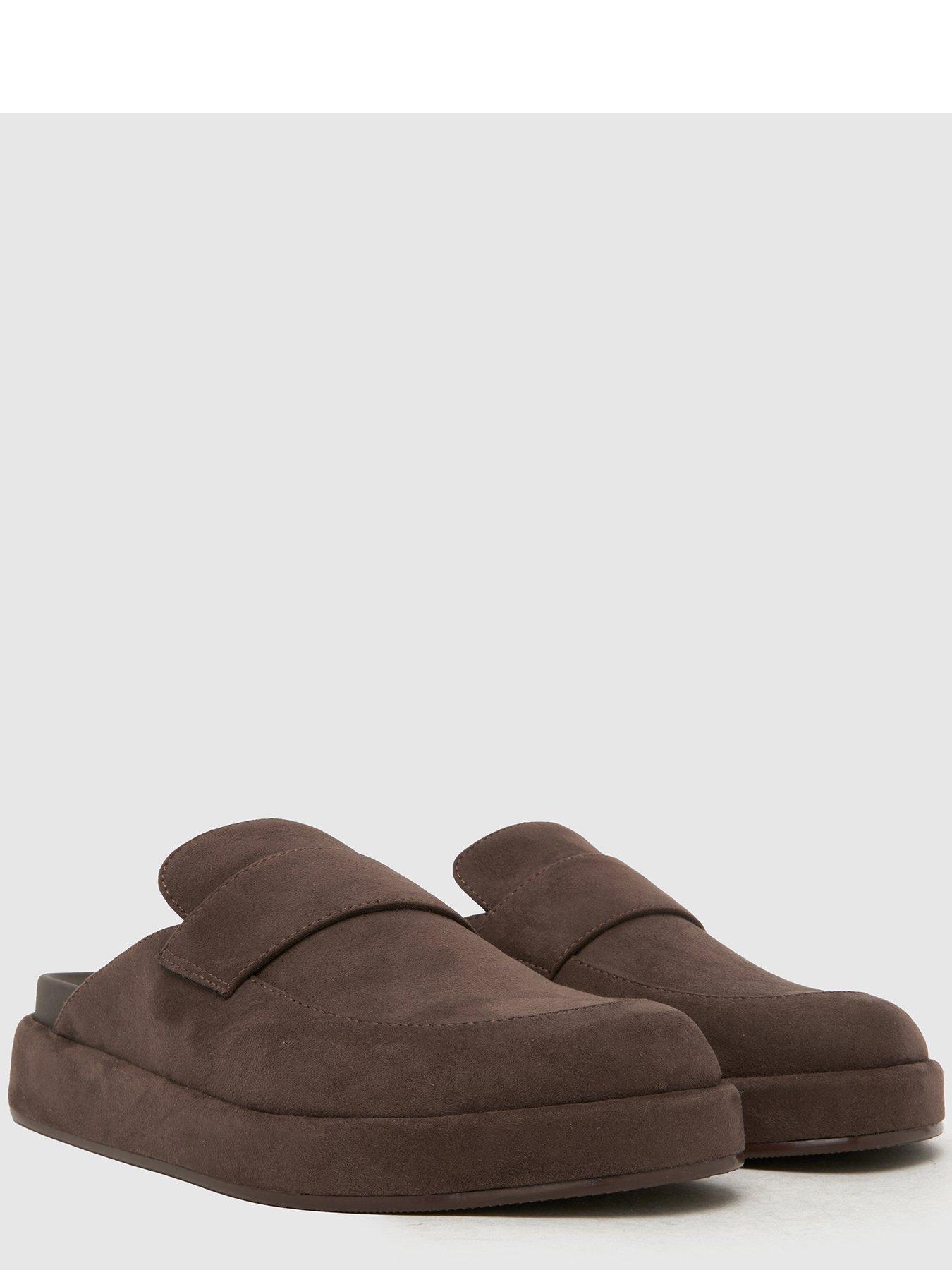 Image 3 of 4 of Schuh Tiramisu Closed Toe Mule Loafers - Brown