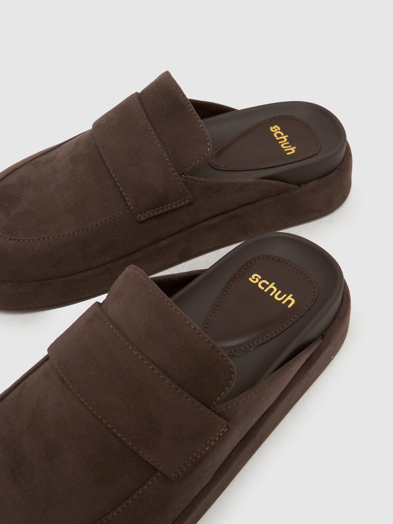 Image 4 of 4 of Schuh Tiramisu Closed Toe Mule Loafers - Brown