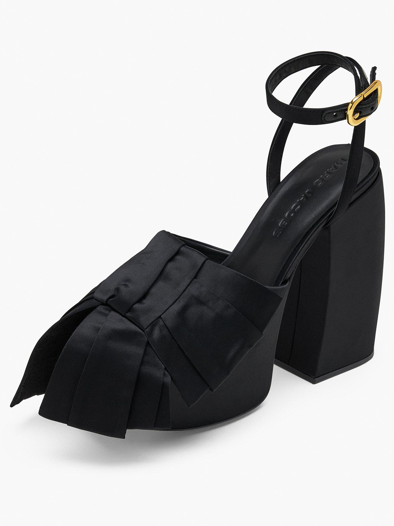 Image 3 of 5 of MARC JACOBS The Bow Platform Heel - Black