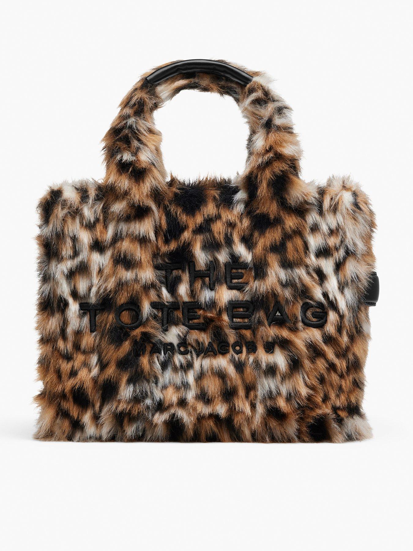 MARC JACOBS The Small Leopard Print Tote Bag - Brown
