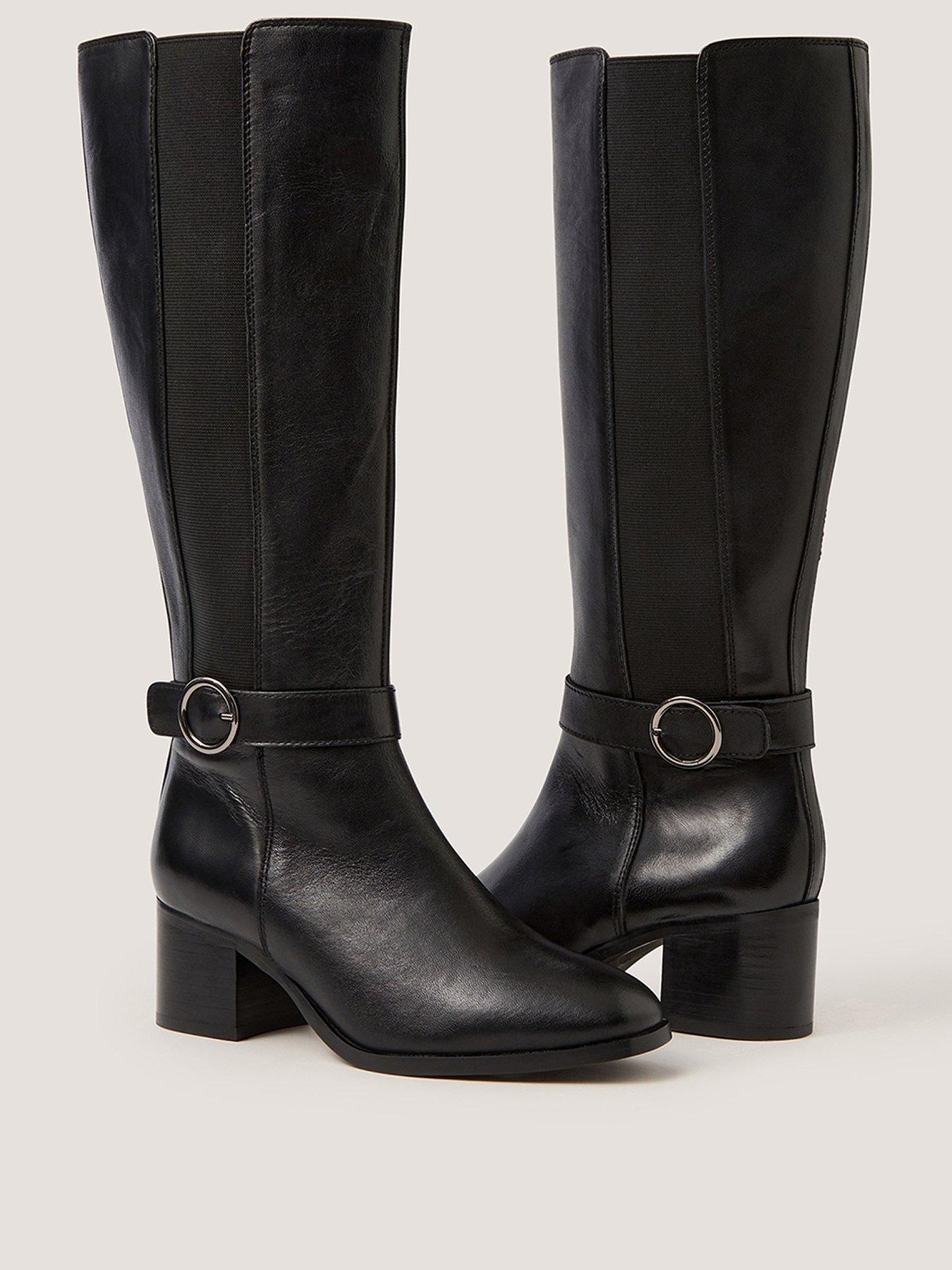 Image 2 of 3 of Monsoon Tori Leather Riding Boot