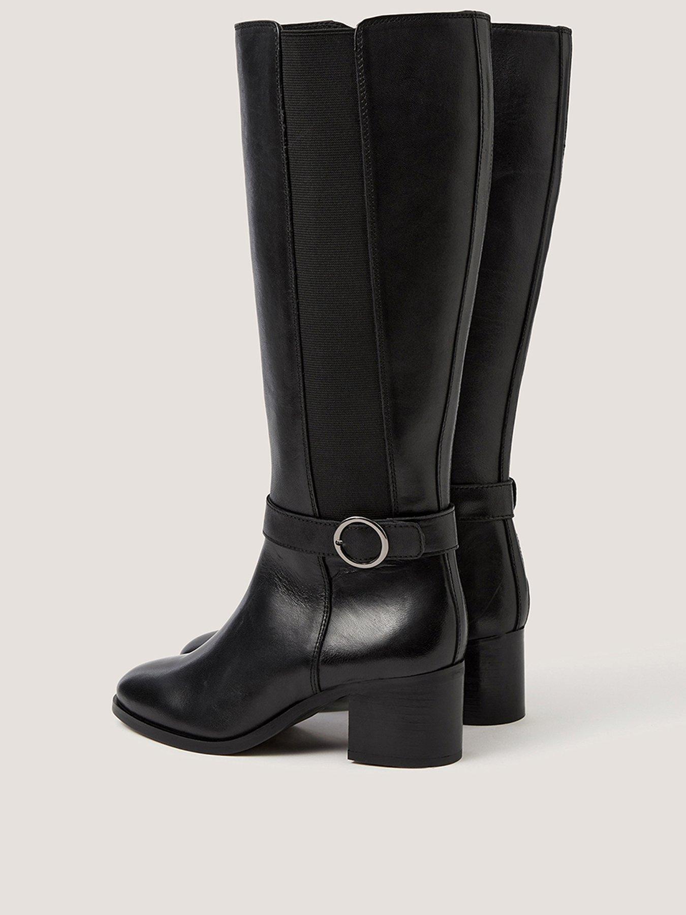 Image 3 of 3 of Monsoon Tori Leather Riding Boot
