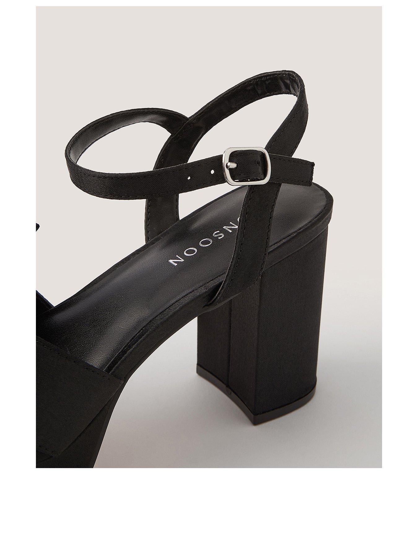 Image 3 of 3 of Monsoon Grace Satin Bow Platform