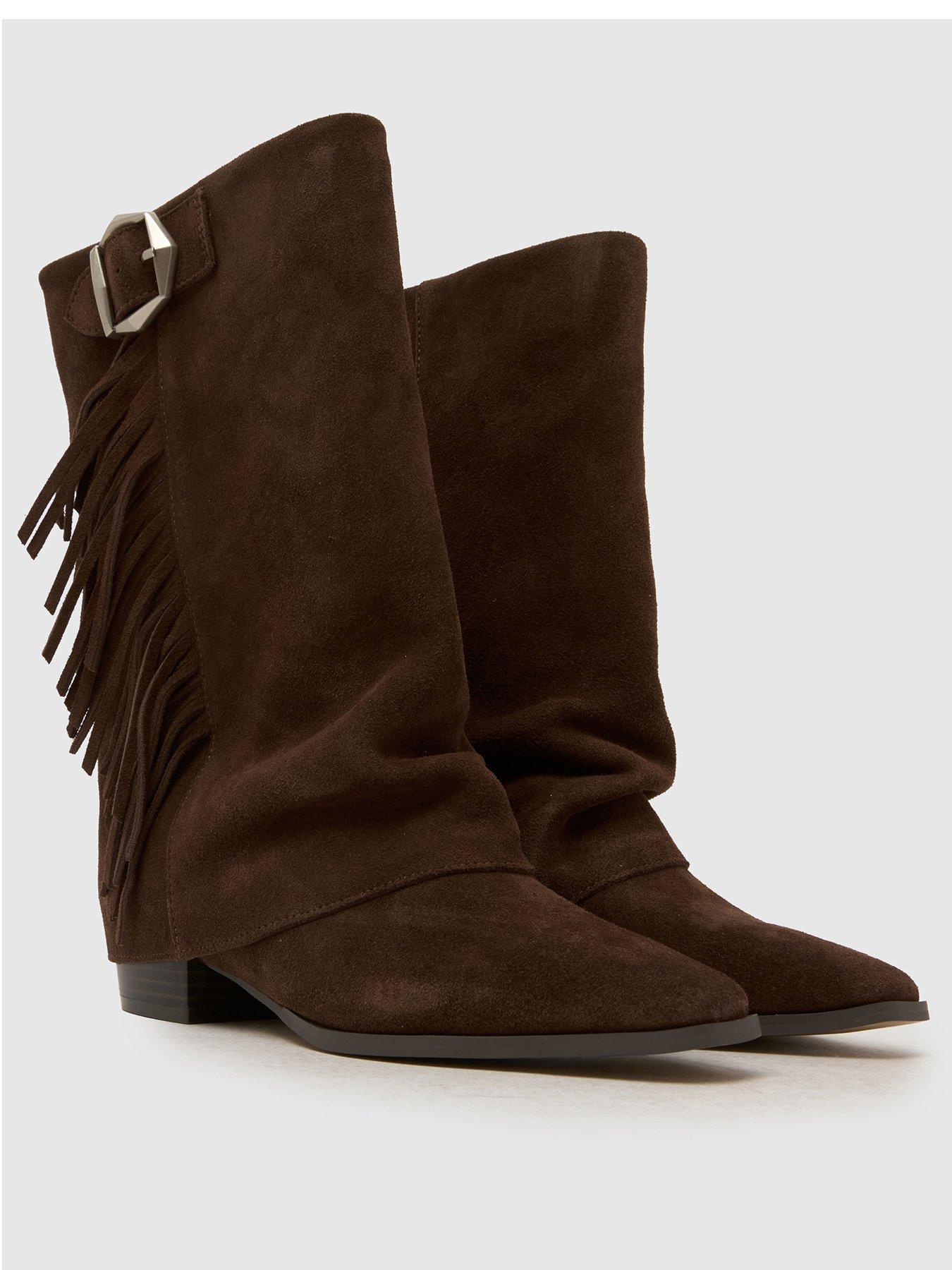 Image 2 of 4 of Schuh Dizzy Tassel Western Boot - Brown