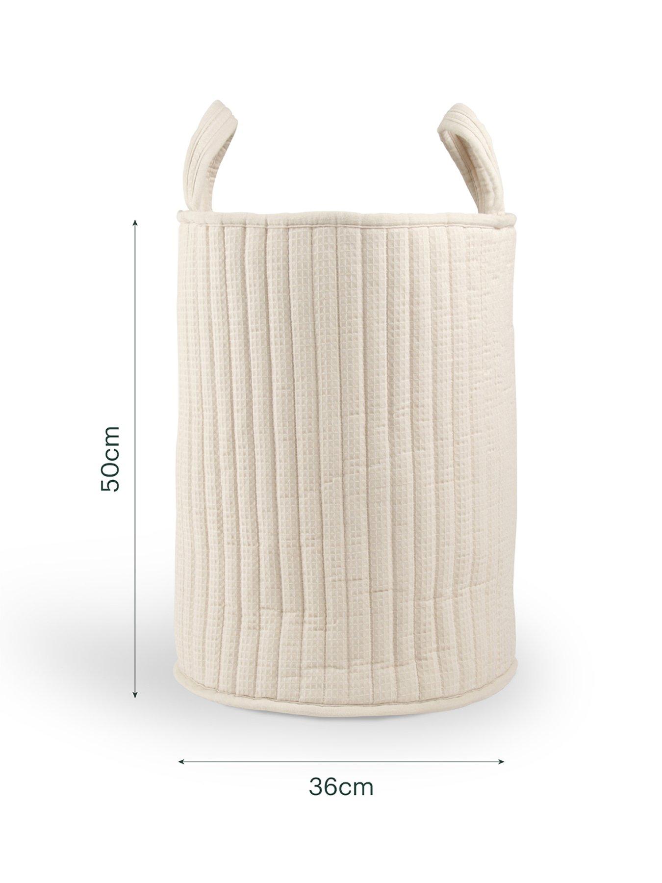 Image 4 of 5 of CuddleCo Large Storage Basket - Cashmere Waffle