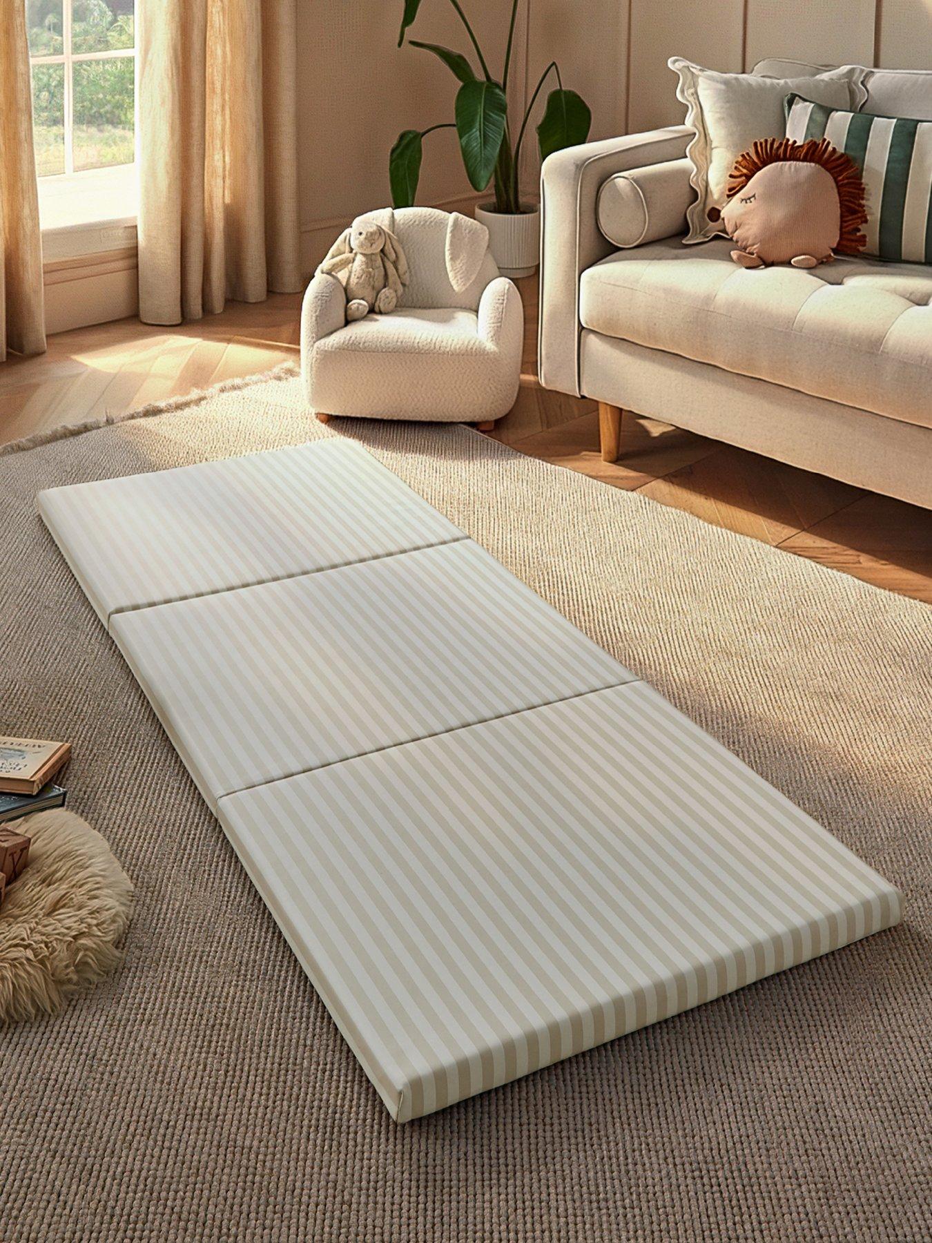 CuddleCo Tumble Mat 180 x 75cm Cookie Stripe