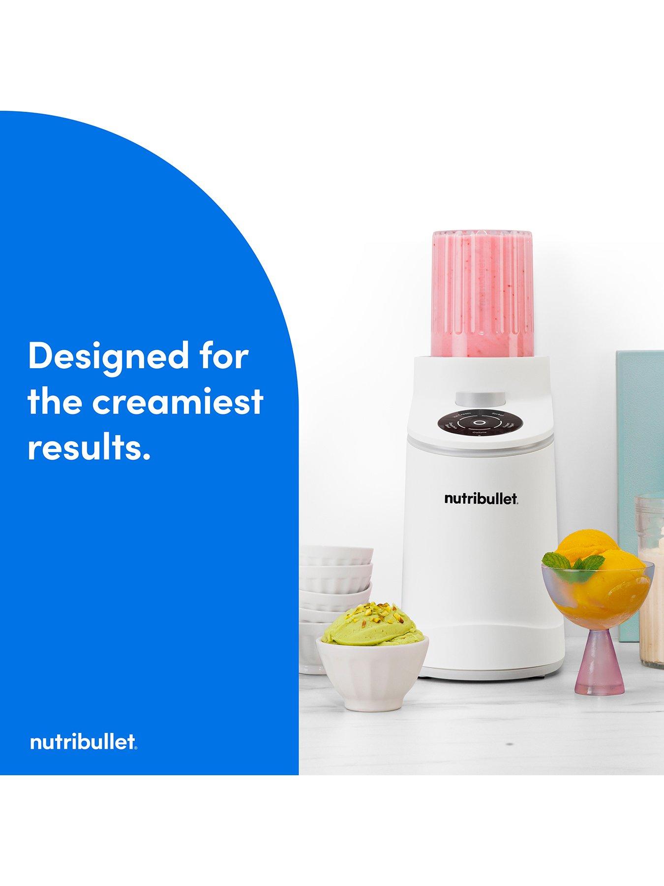 Image 2 of 8 of NUTRIBULLET chill ice cream and frozen dessert maker (matte white)