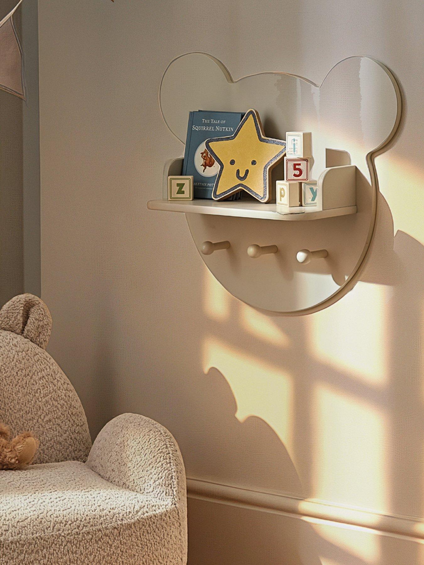 CuddleCo Bear Shelf - Pebble