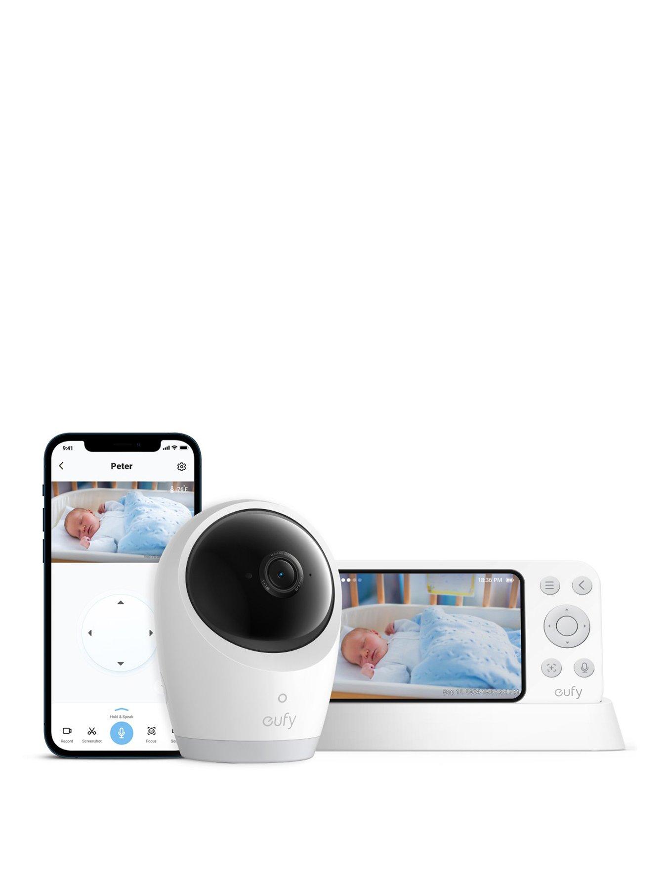 Image 1 of 6 of Eufy E21 5" Smart Video Baby Monitor with 4K Pan-Tilt Camera
