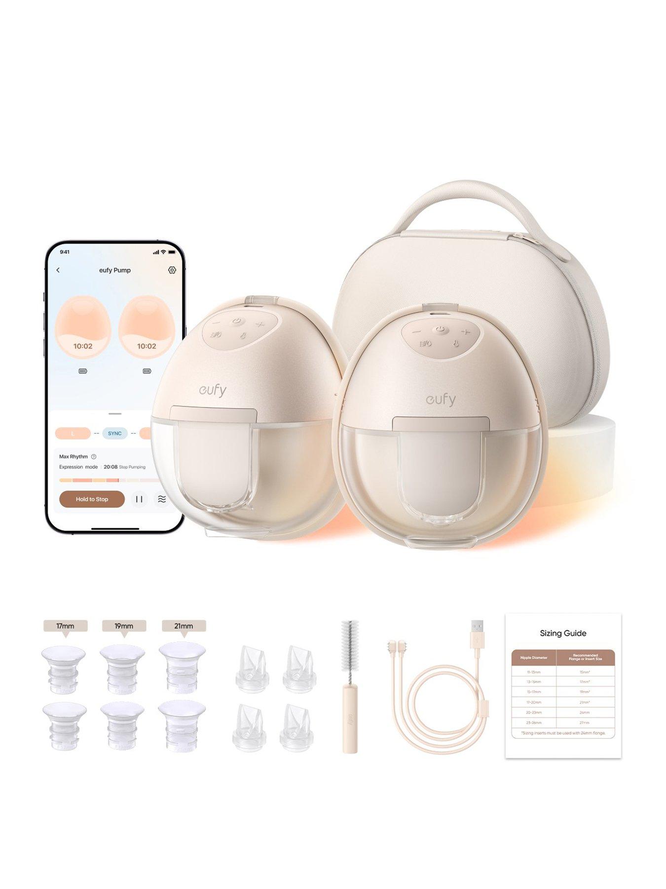 Eufy S1 Pro Heated Electric Breast Pump with Charging Case