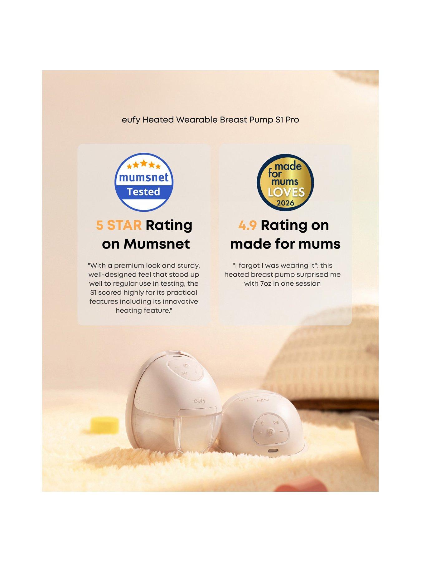 Image 4 of 7 of Eufy S1 Pro Heated Electric Breast Pump with Charging Case