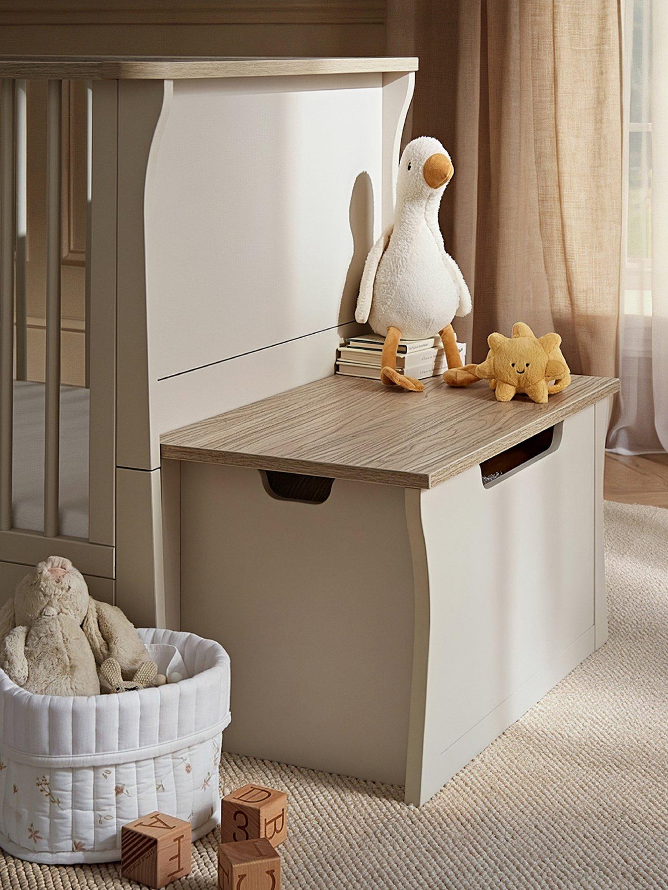 CuddleCo Clara Storage Box, Cashmere/Ash