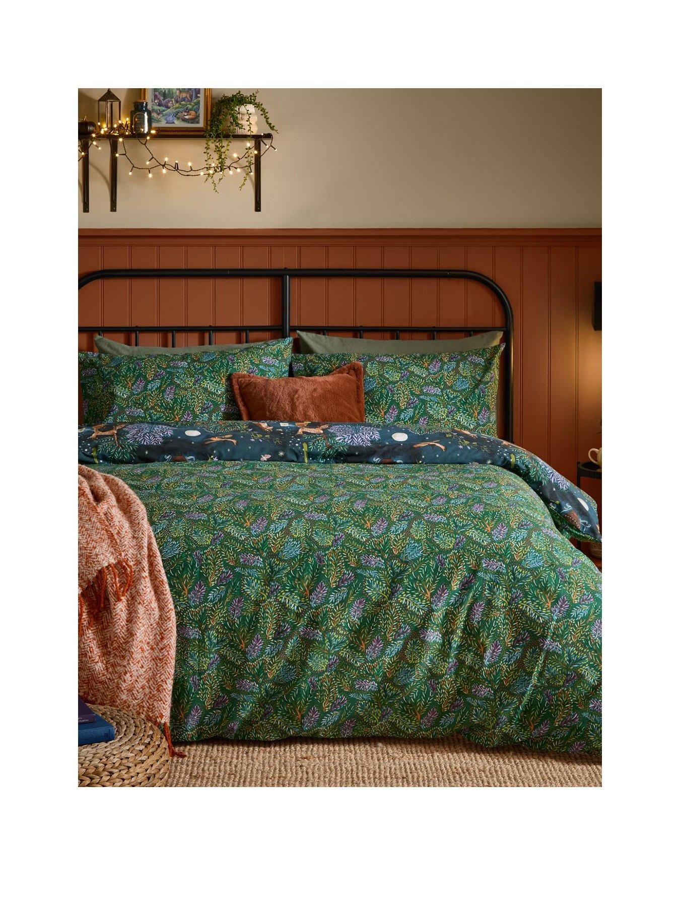Image 2 of 3 of Furn Woodland Rituals Duvet Set Navy