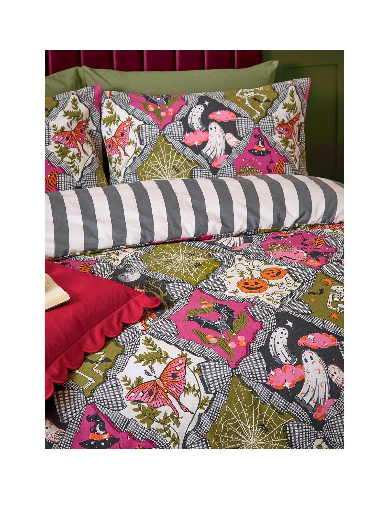 Image 2 of 4 of Furn Hallowquin Duvet Set Multi