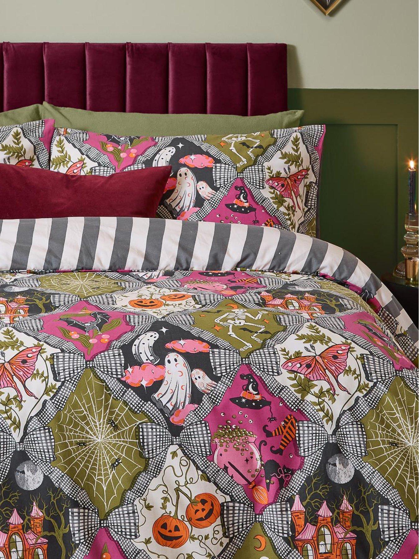 Image 4 of 4 of Furn Hallowquin Duvet Set Multi