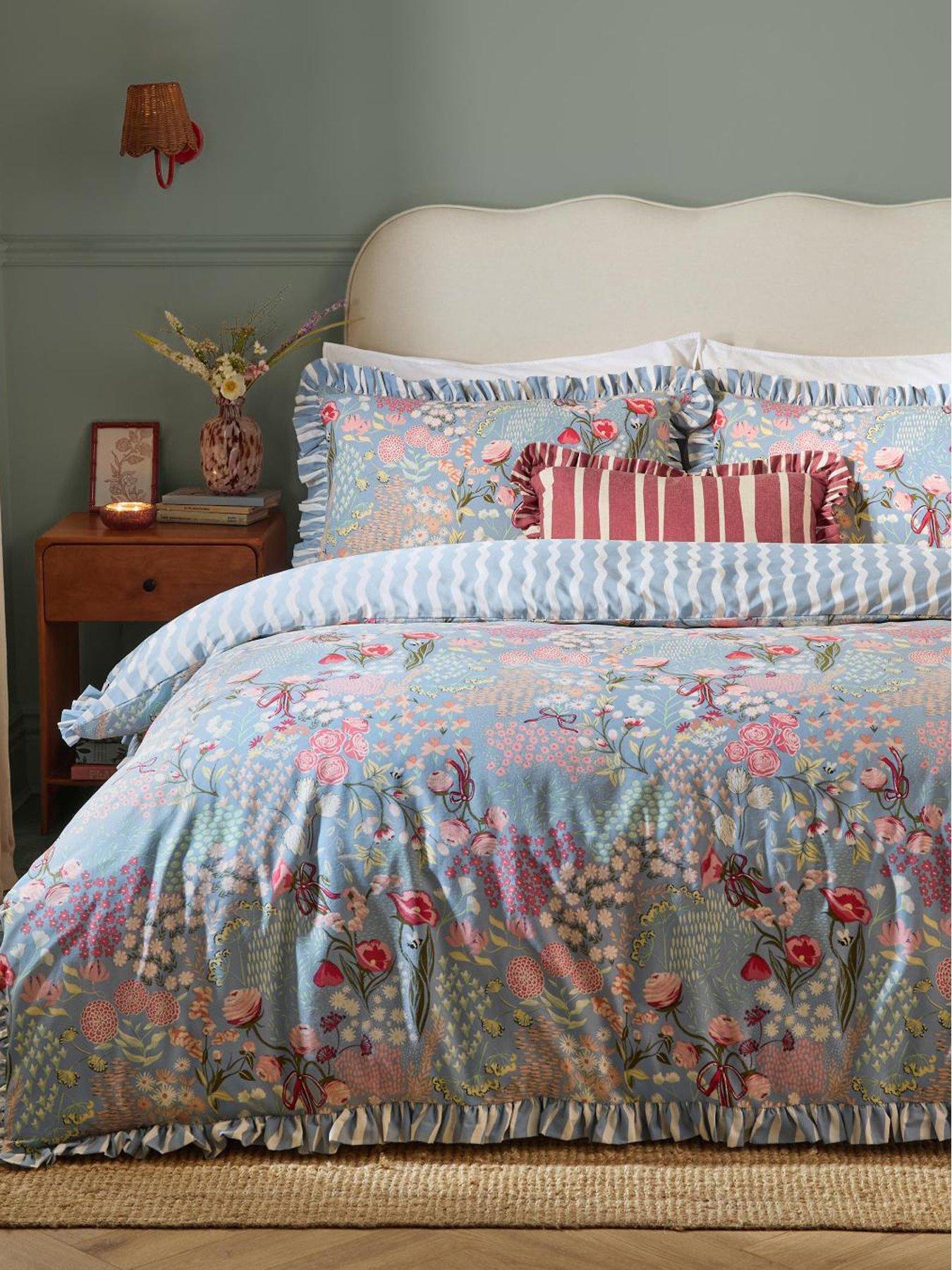 Image 1 of 4 of Furn Gardenia Duvet Set Seaspray