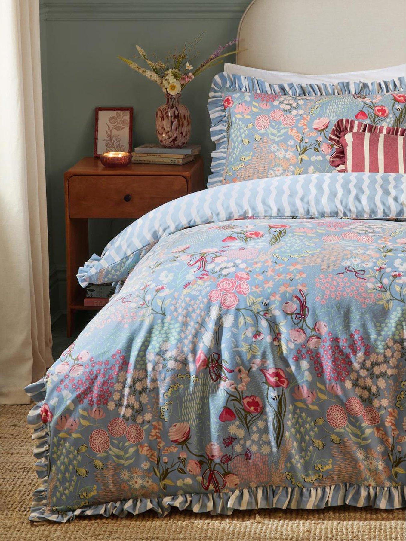 Image 4 of 4 of Furn Gardenia Duvet Set Seaspray
