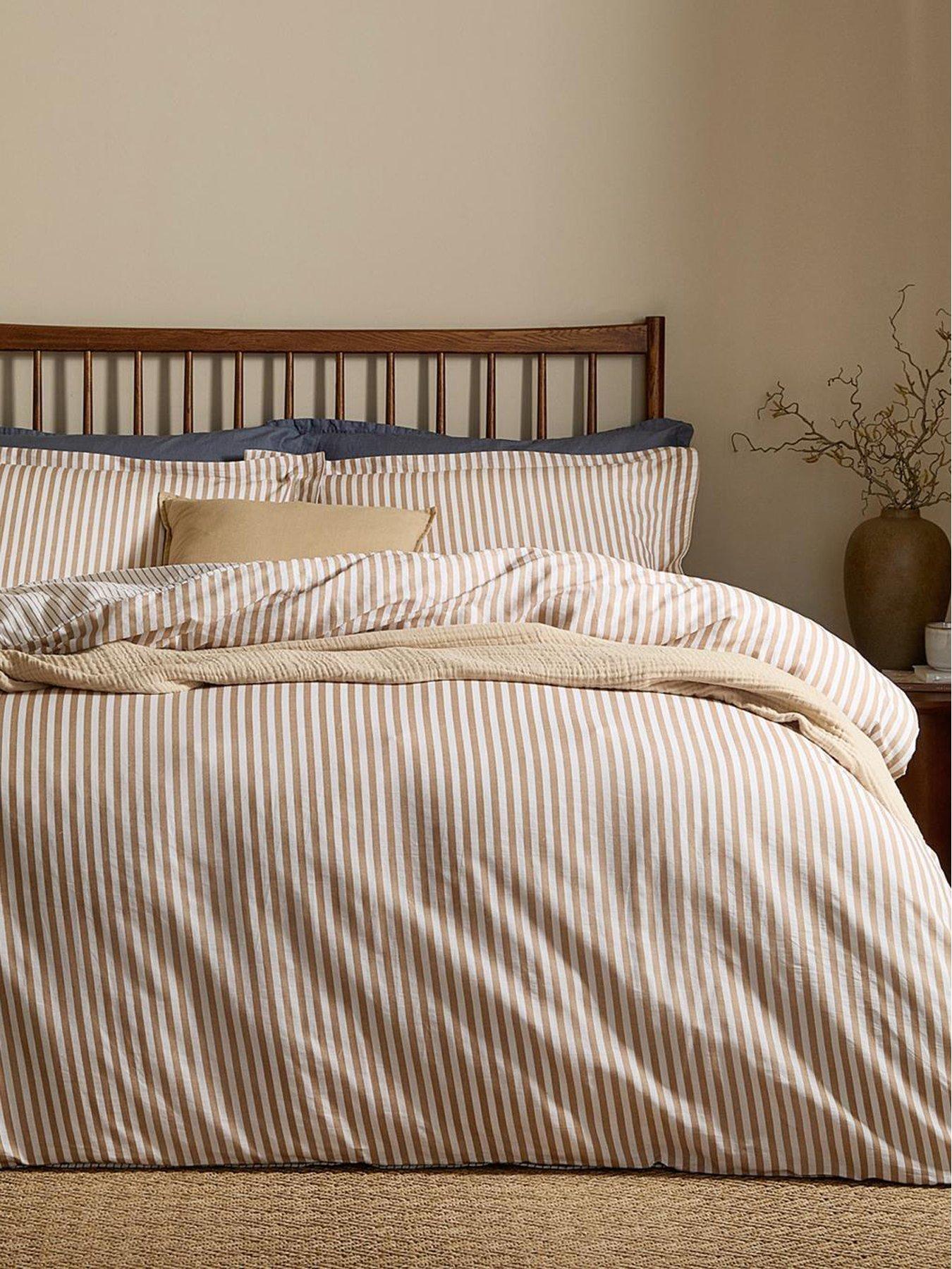 Image 1 of 4 of Yard Hebden Double Duvet Set Caramel
