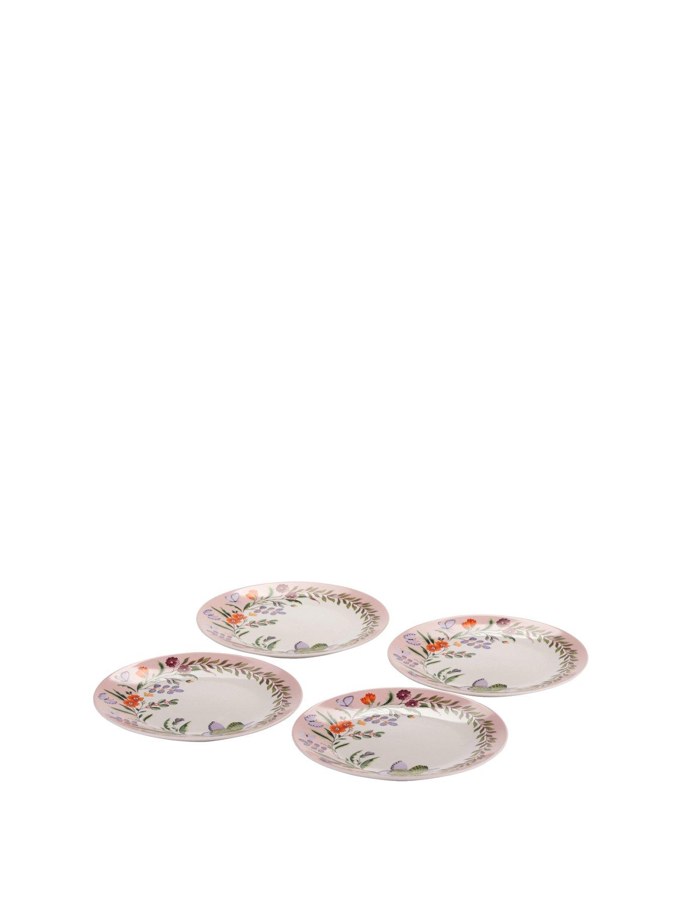 Image 1 of 6 of Cath Kidston Butterfly Side Plate Set of 4