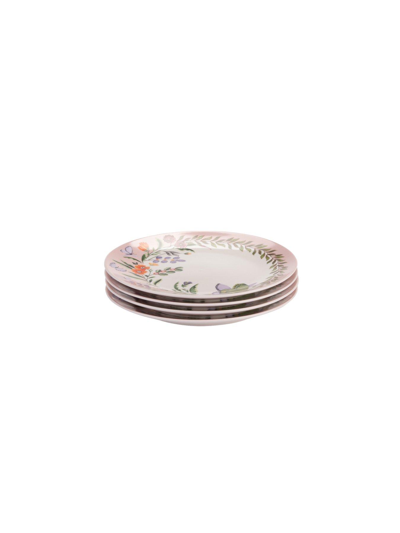 Image 4 of 6 of Cath Kidston Butterfly Side Plate Set of 4
