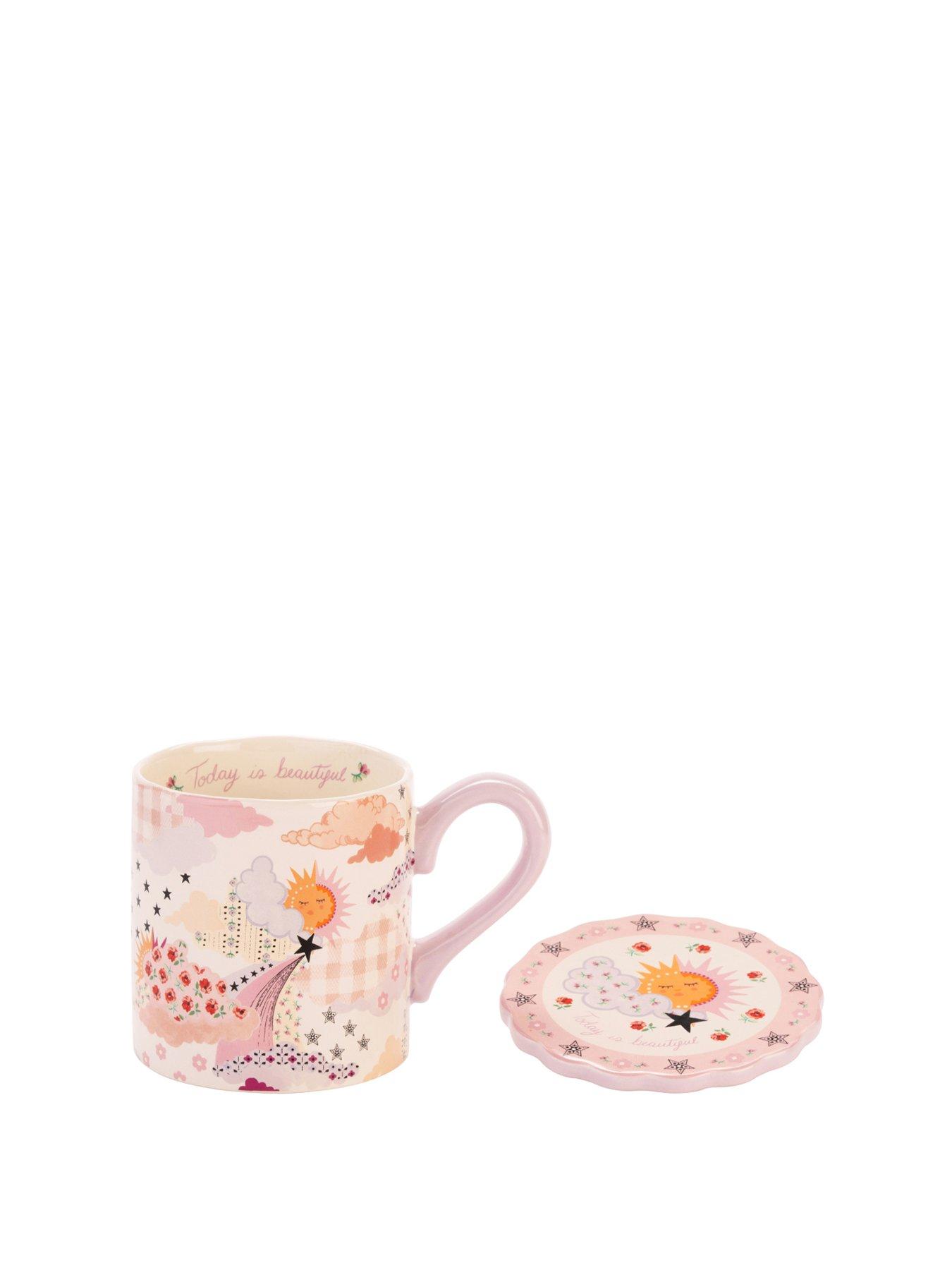 Cath Kidston Ck Cloud Ditsy Mug  &  Coaster