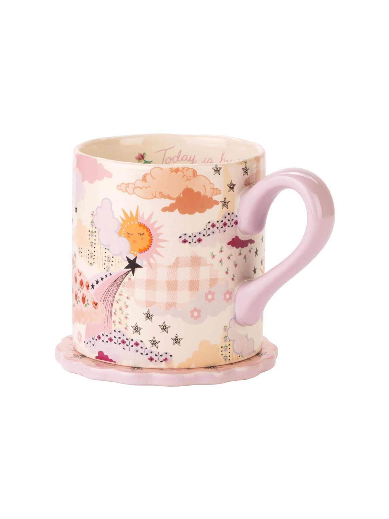 Image 2 of 5 of Cath Kidston Cloud Ditsy Mug &amp; Coaster