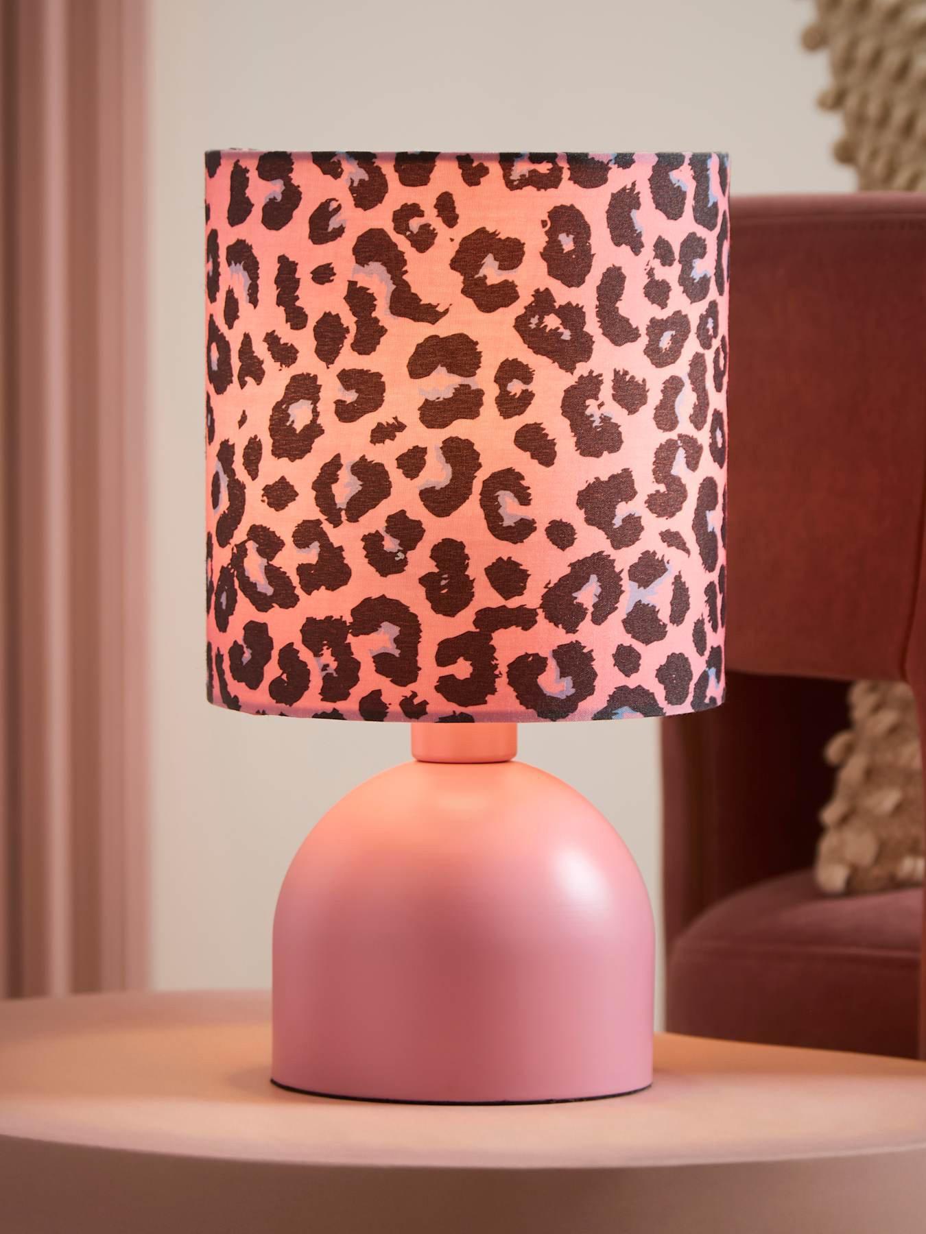 Valuelights Unisex Pink Mileys Leopard Print Table Lamp And Bulb - Image 8