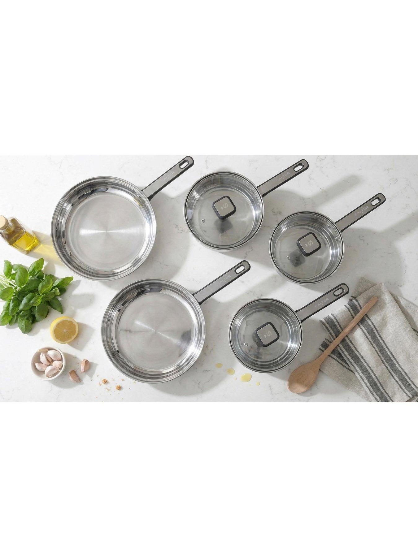 Image 3 of 4 of Salter Salter Expert 5pc Pan Set