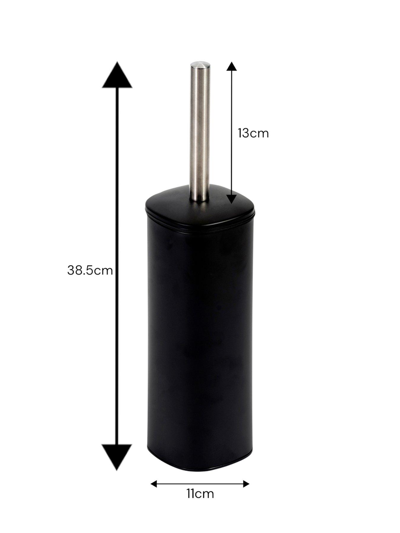 Image 5 of 6 of Showerdrape Capri Black 3l Bathroom Bin &amp; Toilet Brush Set