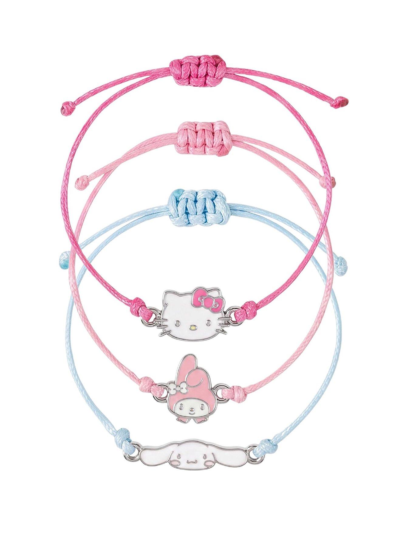 Image 1 of 6 of Hello Kitty Hello Kitty, My Melody &amp; Cinnamoroll 3 Bracelet Set