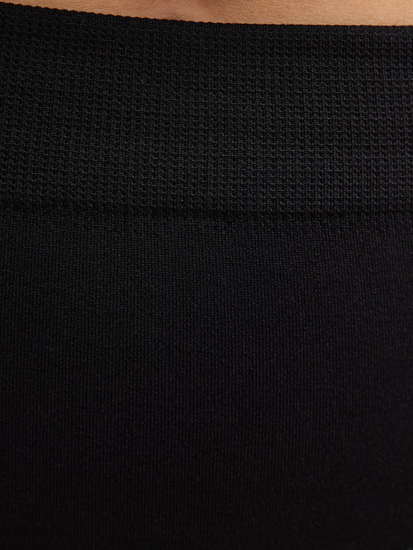 Image 4 of 4 of New Look Womens Fleece Lined High Rise Stretch Leggings - Black