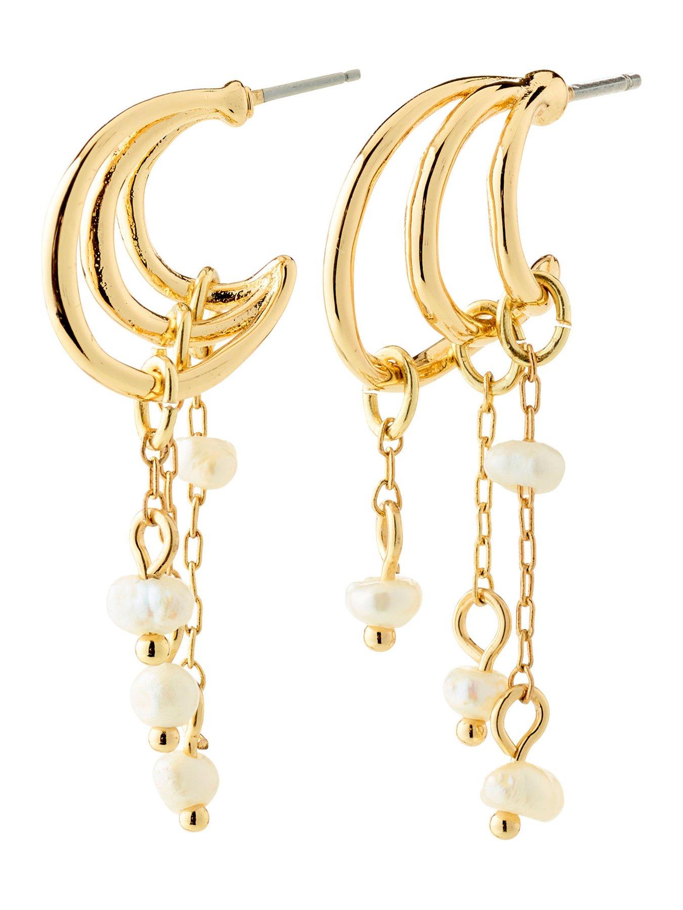 Image 2 of 4 of Pilgrim Lunith - earrings gold-plated