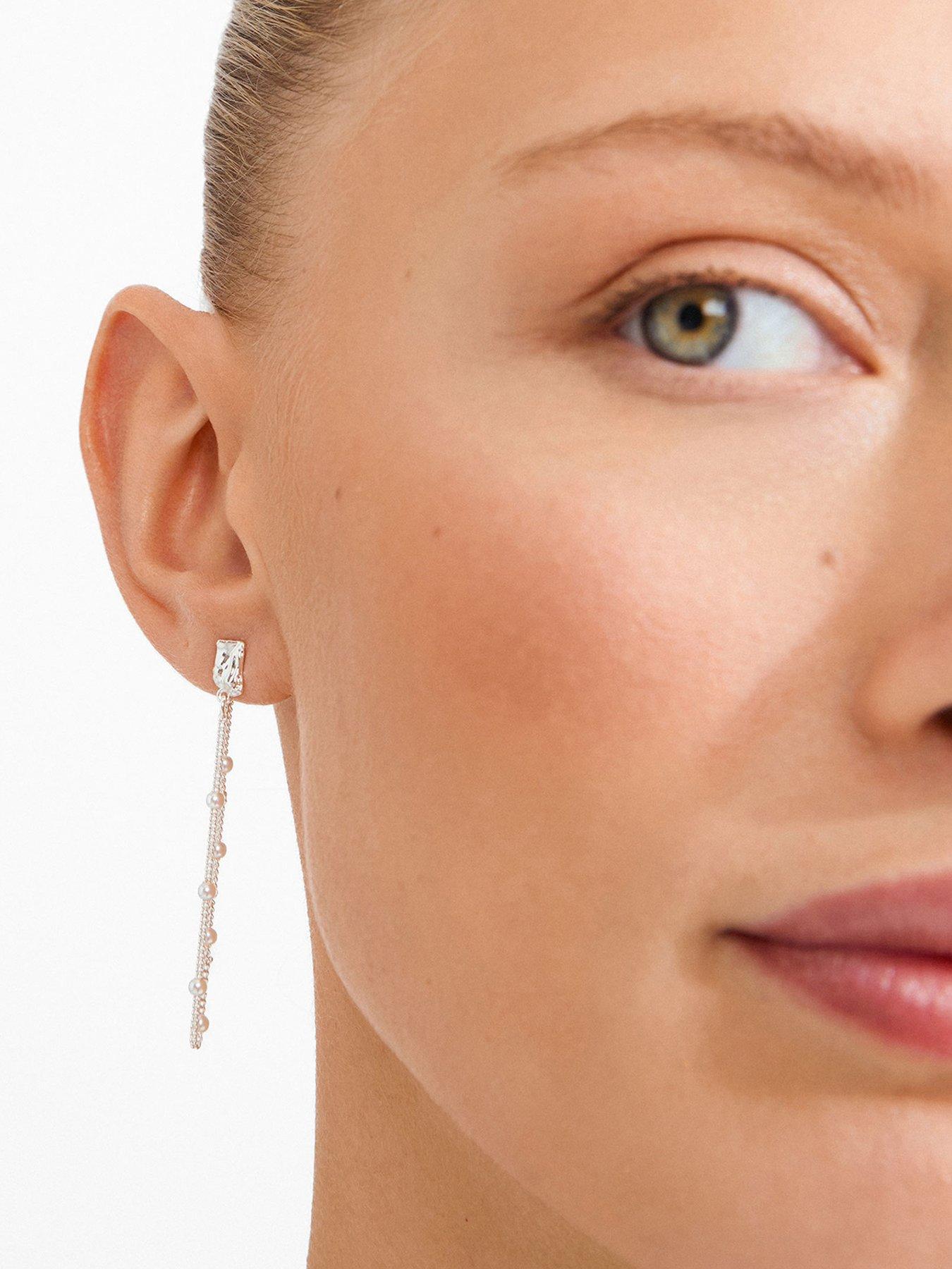 Image 1 of 3 of Pilgrim Aerun - earrings silver-plated