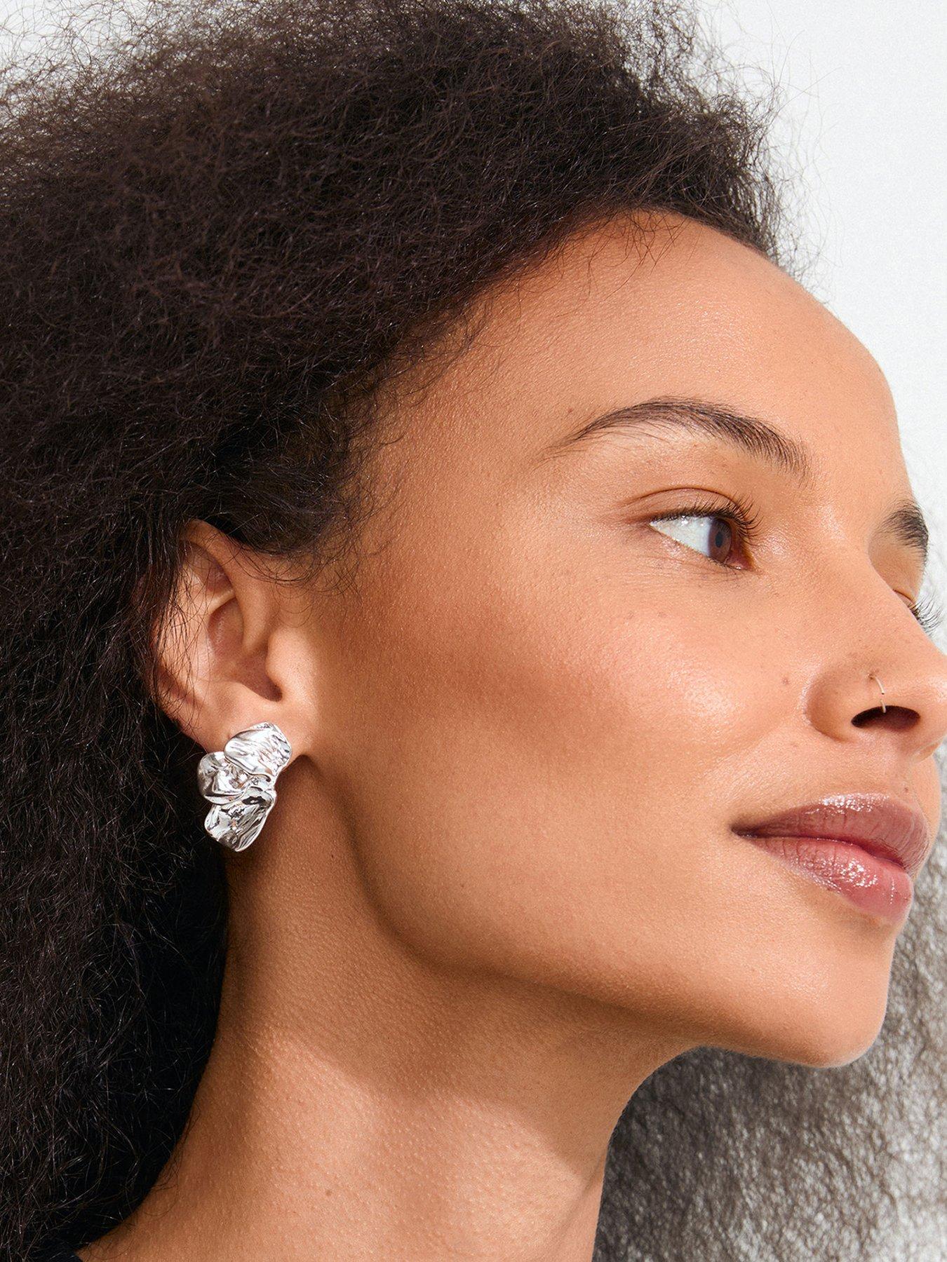Image 1 of 3 of Pilgrim Solari - waterproof earrings silver-plated