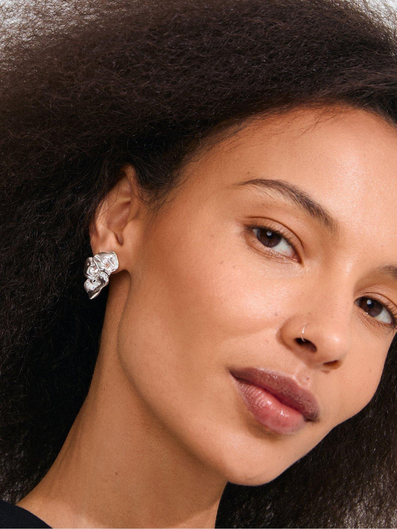 Image 3 of 3 of Pilgrim Solari - waterproof earrings silver-plated