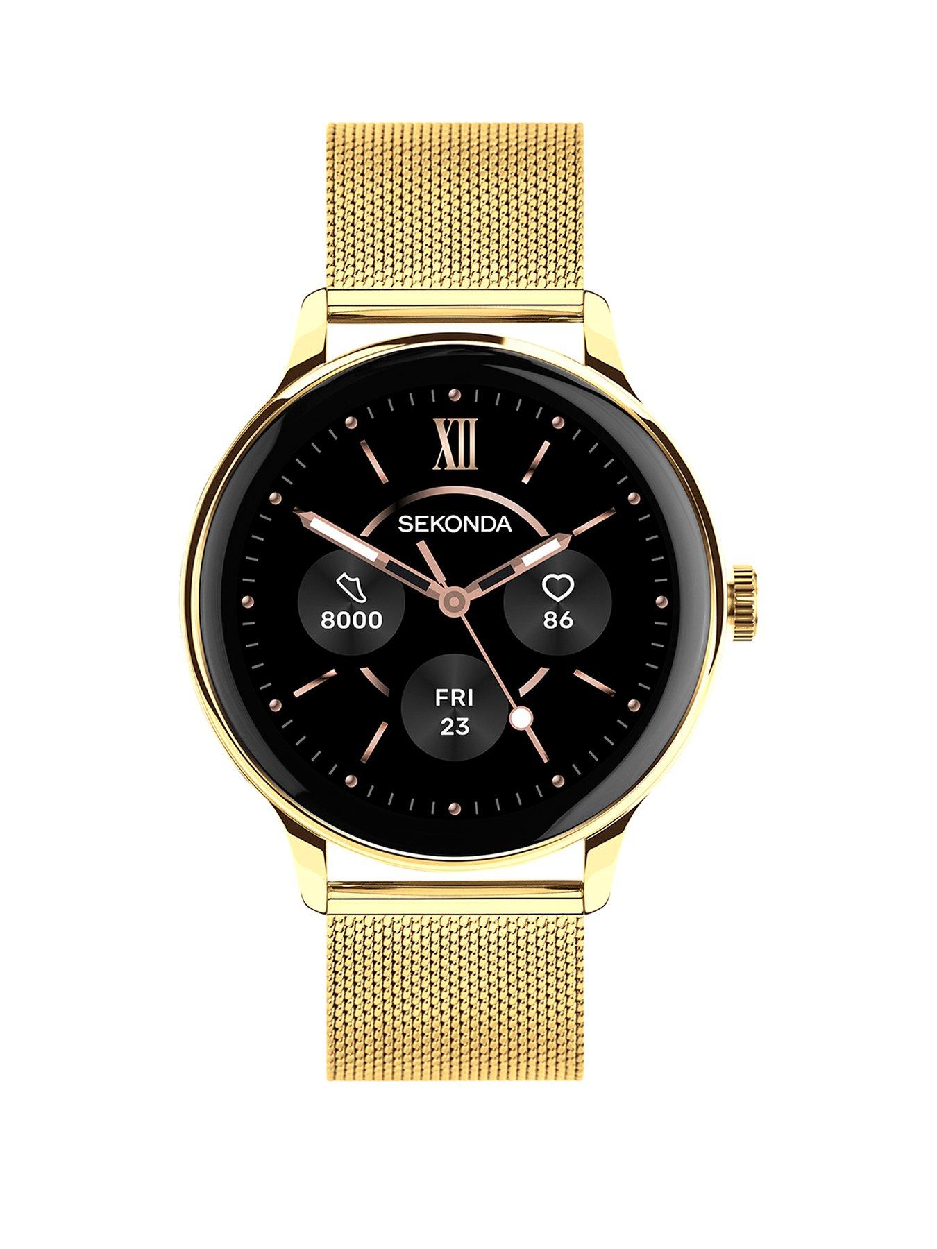 Sekonda Womens Flex Plus Amoled Dial Smartwatch - Gold