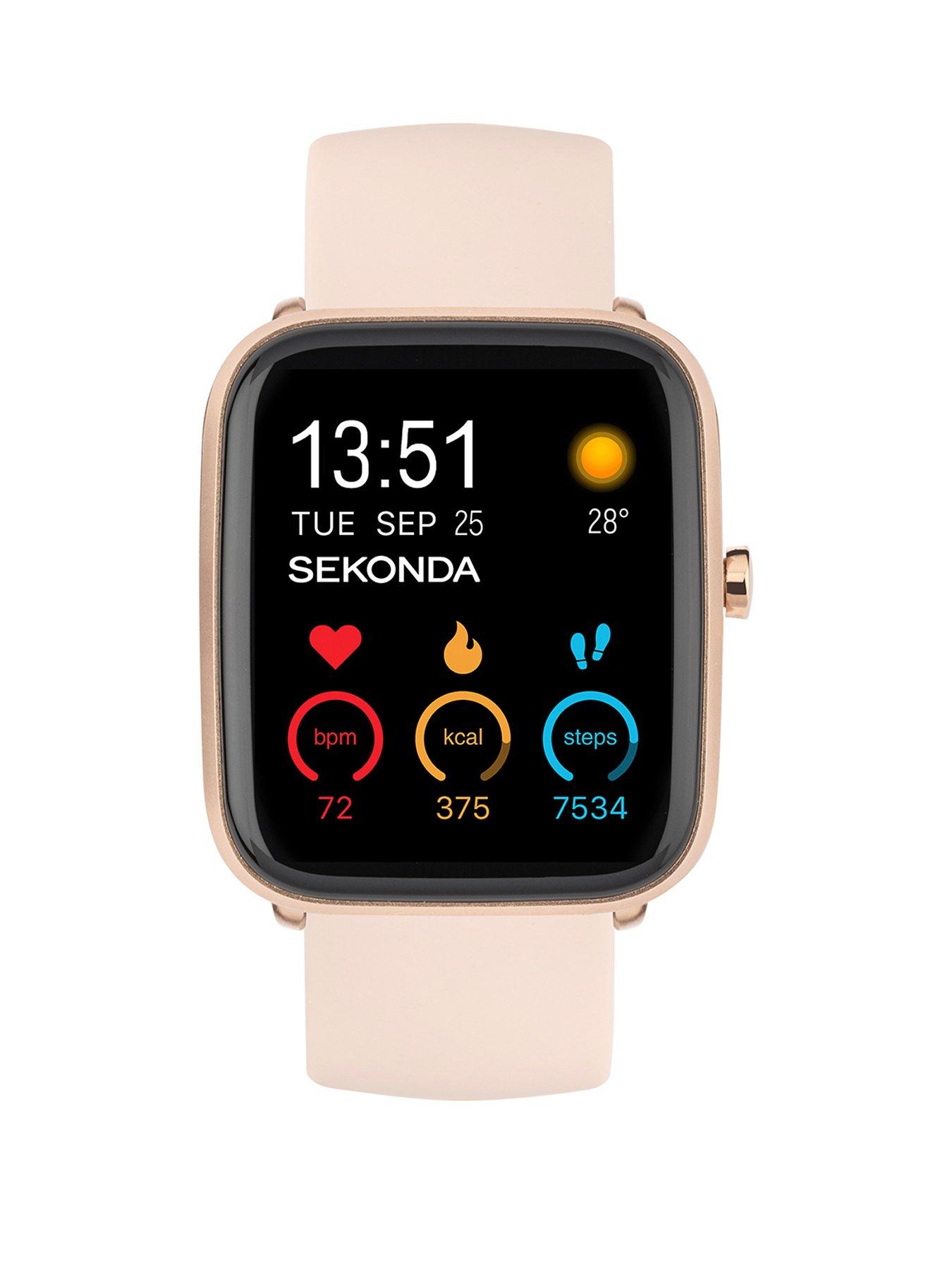 Image 1 of 6 of Sekonda Motion Plus Pink Silicone Strap Smart Watch