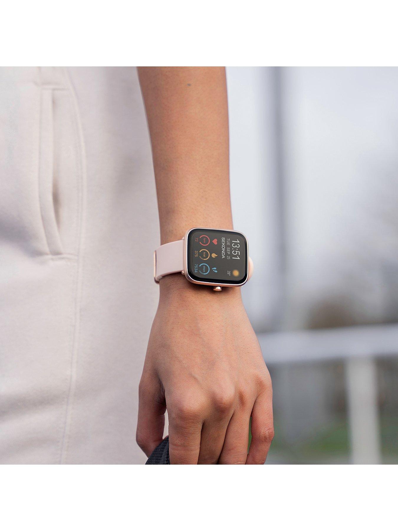 Image 2 of 6 of Sekonda Motion Plus Pink Silicone Strap Smart Watch