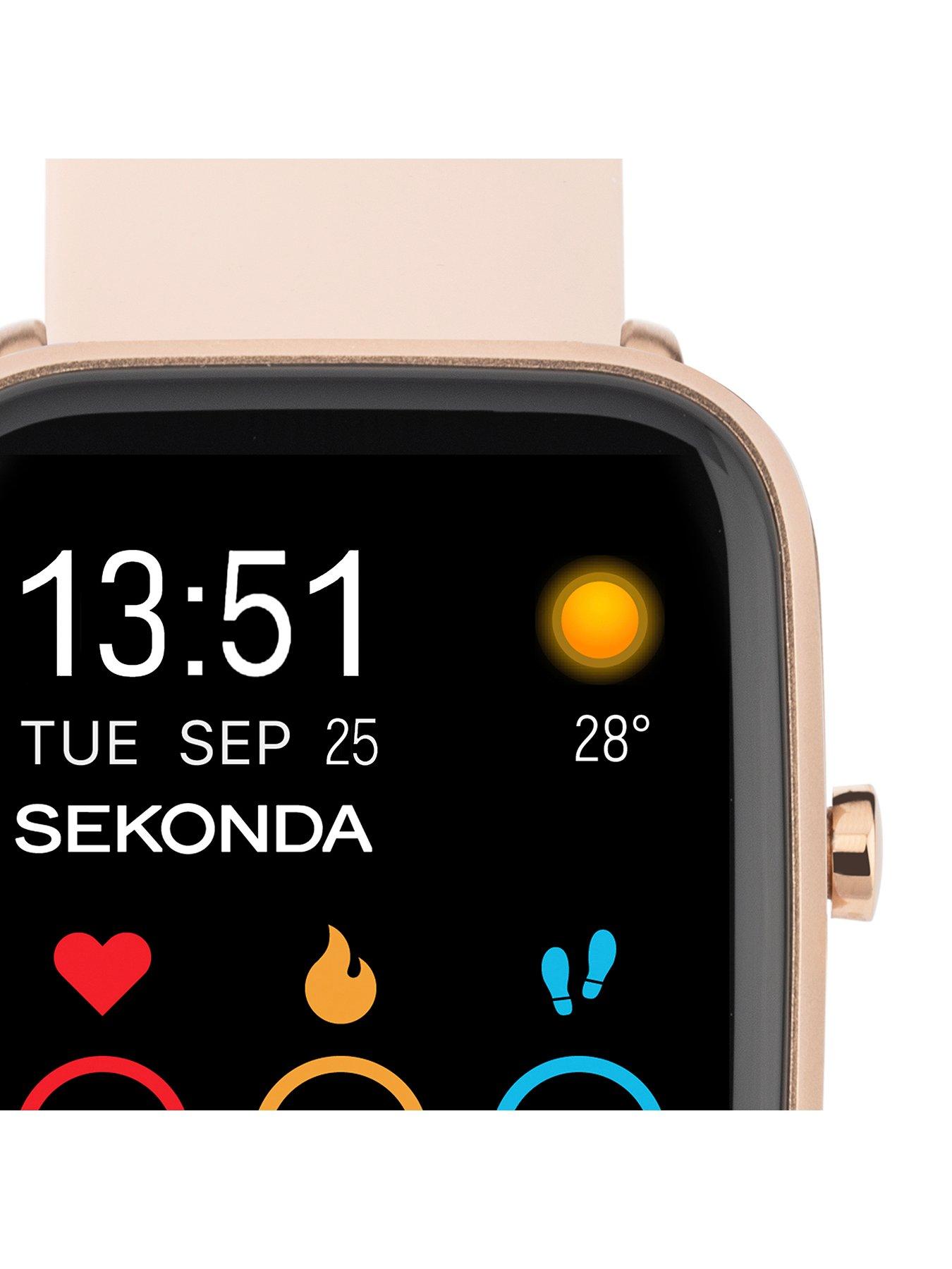 Image 3 of 6 of Sekonda Motion Plus Pink Silicone Strap Smart Watch
