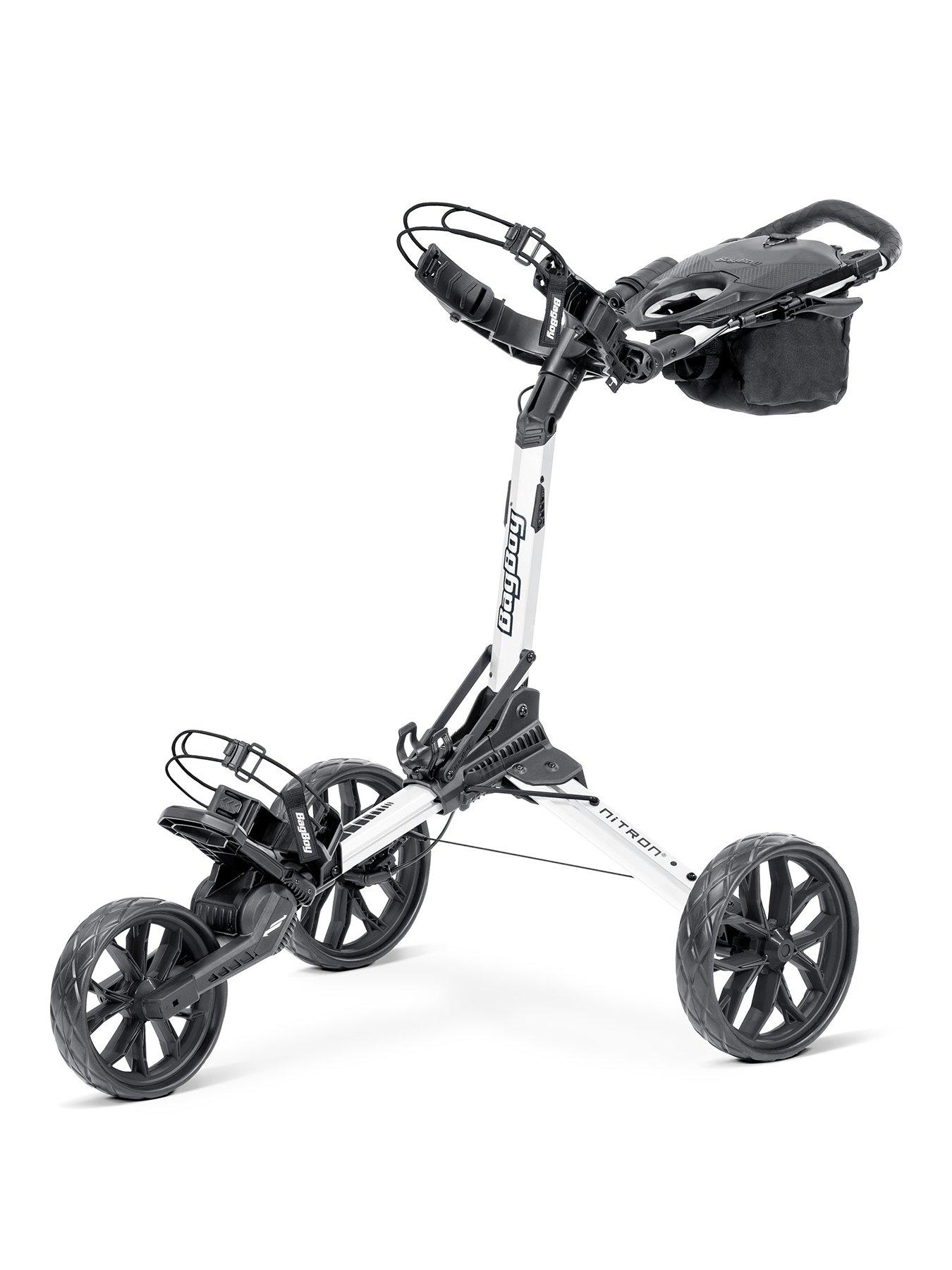 Image 1 of 8 of BagBoy Nitron Golf Trolley - White/Black