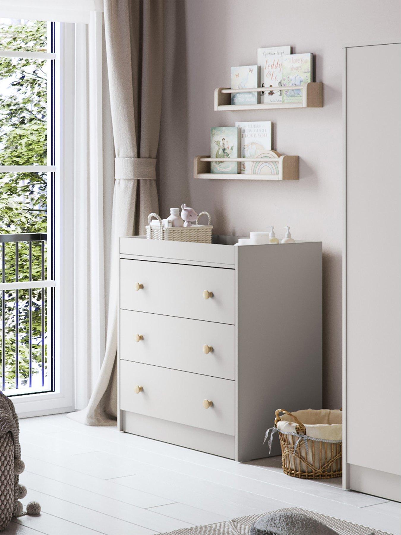 Image 1 of 5 of Little Acorns Florence Dresser - Cashmere & Honeyoak