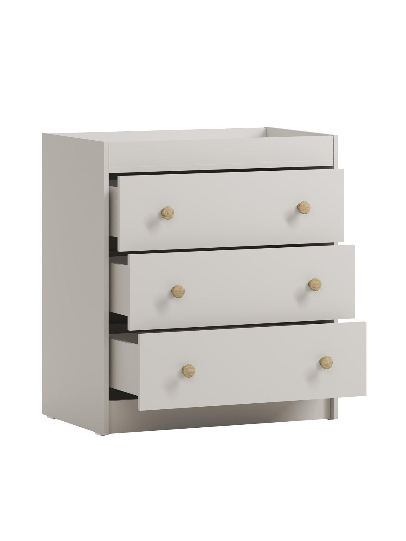 Image 3 of 5 of Little Acorns Florence Dresser - Cashmere & Honeyoak