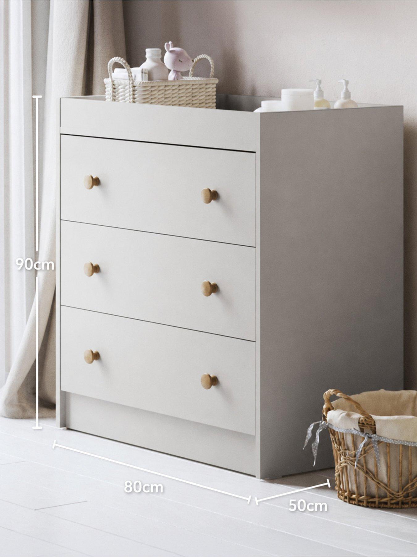 Image 4 of 5 of Little Acorns Florence Dresser - Cashmere & Honeyoak