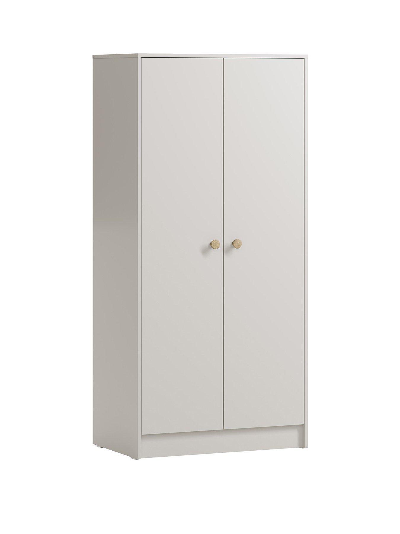 Image 2 of 4 of Little Acorns Florence Double Wardrobe - Cashmere & Honeyoak