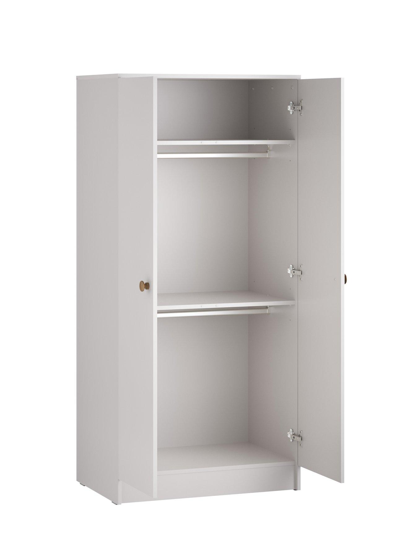 Image 4 of 4 of Little Acorns Florence Double Wardrobe - Cashmere & Honeyoak